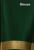 Classic Contrast Pure Mysore Crepe Silk Saree